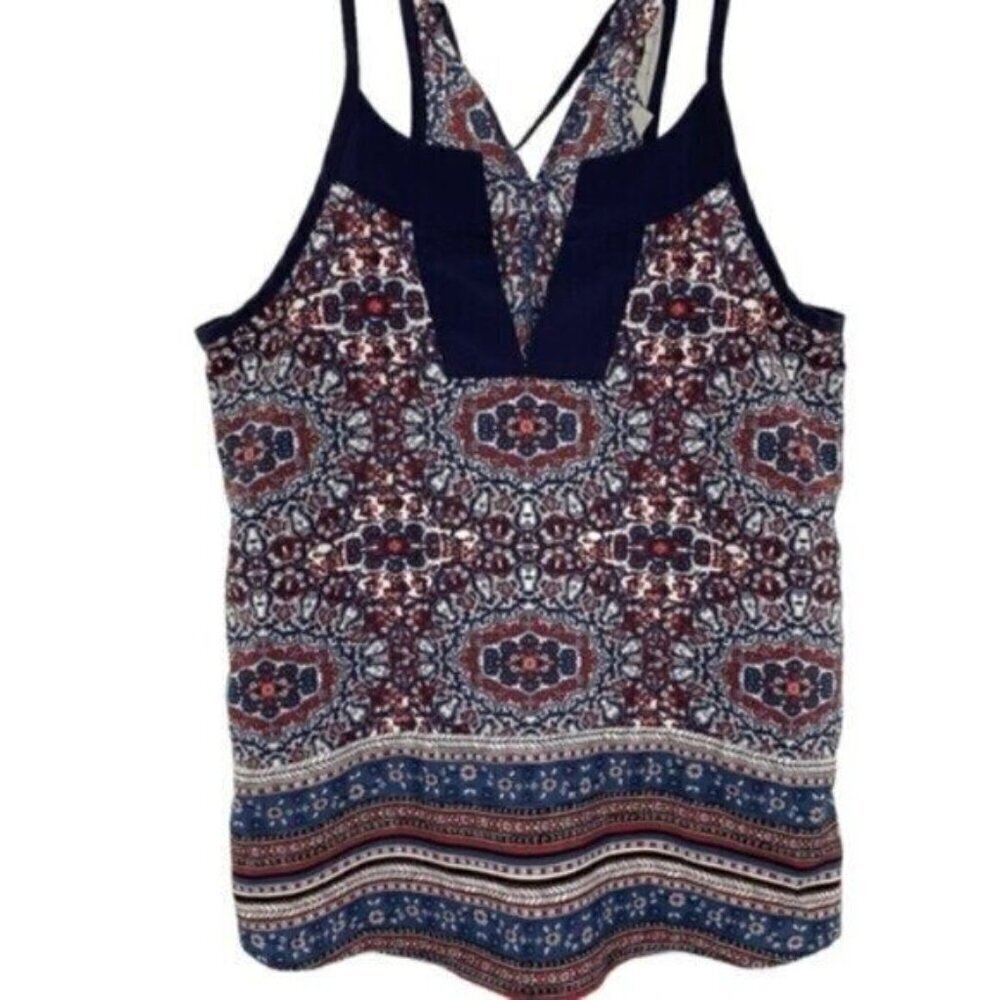 Athleta Medallion Dunes Boho Tassel Halter Tank Top - Picture 5 of 13